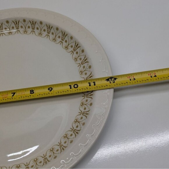 Syracuse China Econo Rim 12" Oval Serving Platter Classic Bronze RestaurantWare - Picture 4 of 9